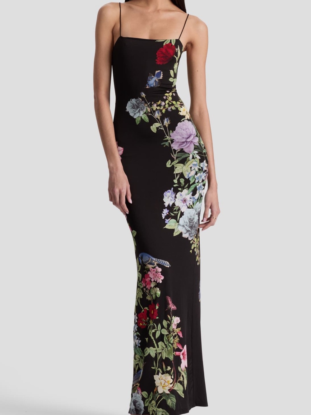 Alice + Olivia Fifi Floral Column Maxi Dress NWT